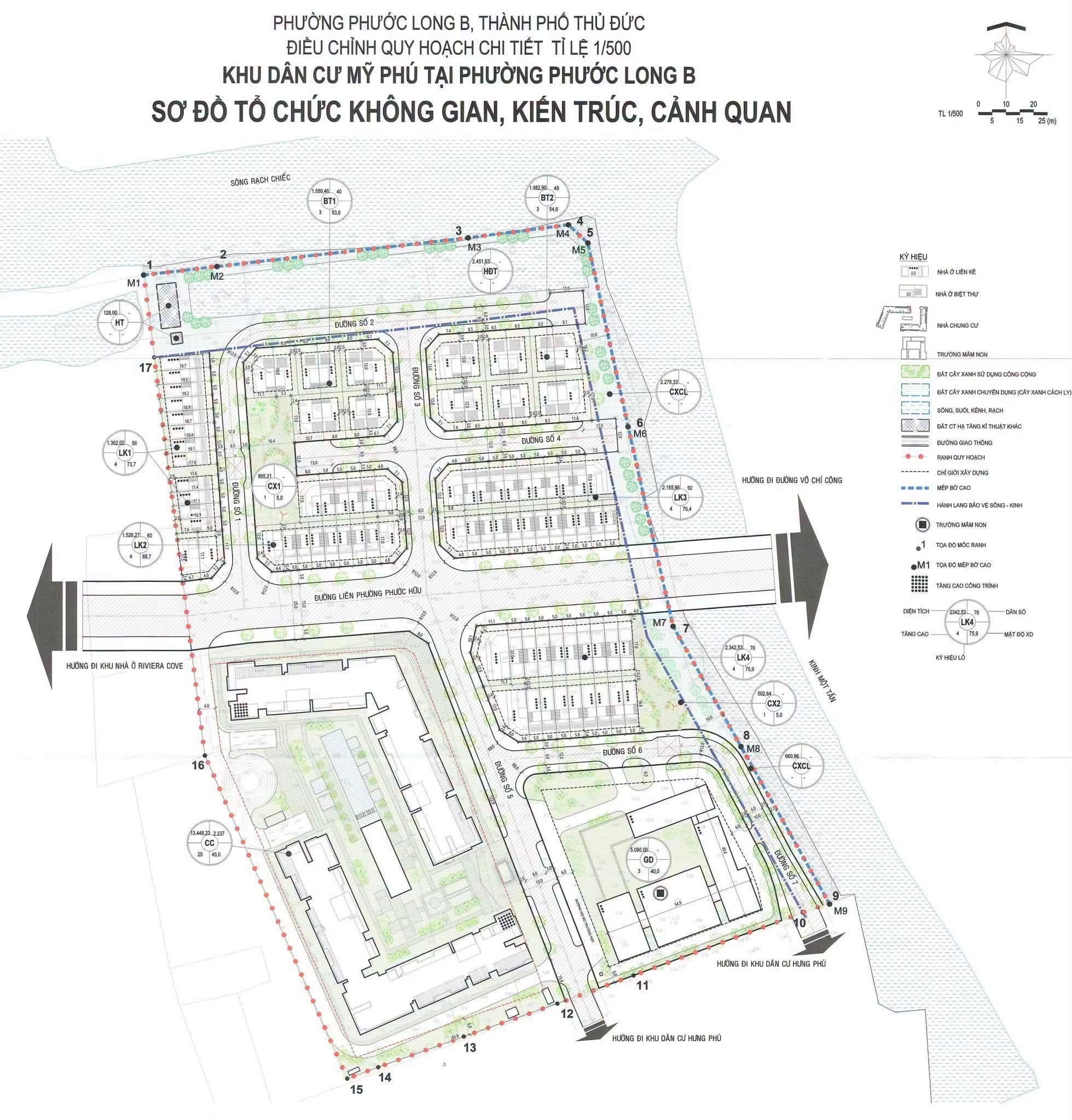 Mặt bằng quy hoạch 1/500 Imperia Sensa Park